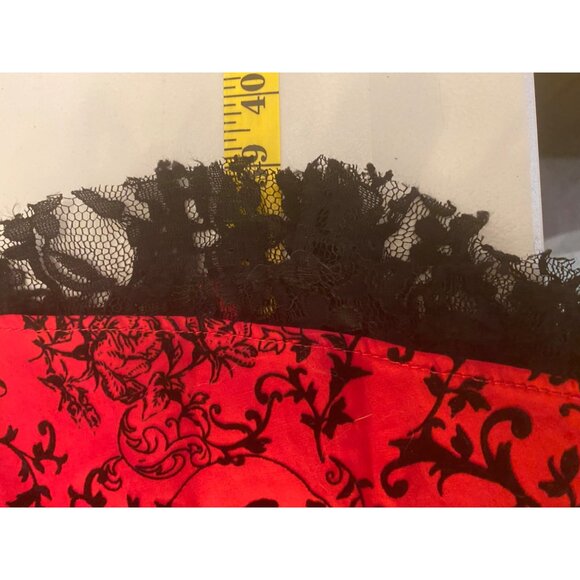 Hot Topic Red & Black Gothic Skull Lace-Up Sleeveless Dress XXL - Picture 11 of 14